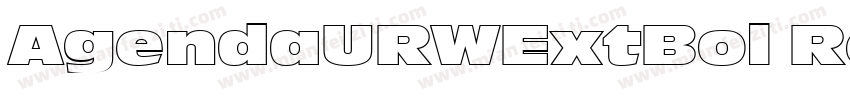 AgendaURWExtBol Regu字体转换